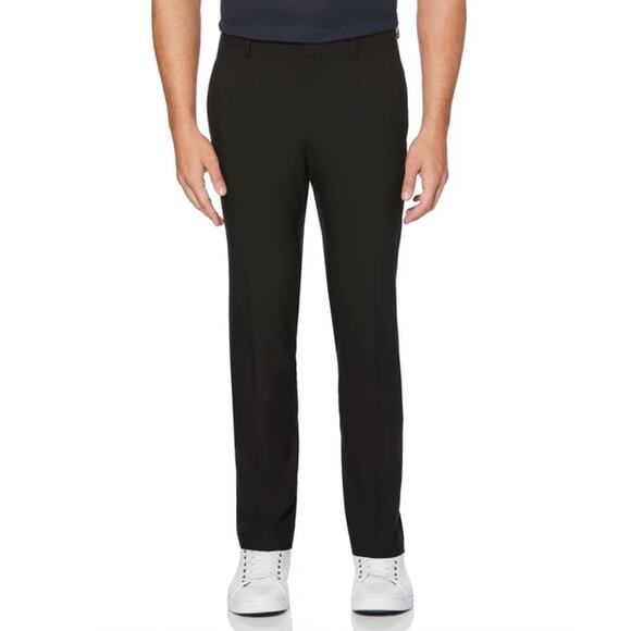 Perry Ellis 33x32 Mens Black Very Slim Stretch Trouser Dress Pants - Picture 1 of 8